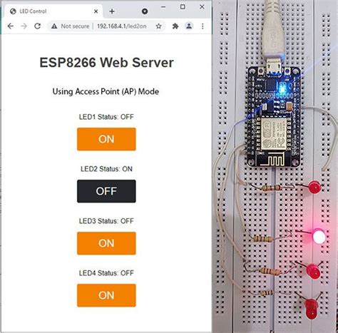 How To Configure Esp8266 Web Server In Sta And Ap Mode