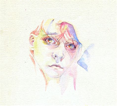 Watercolor Self Portrait By Elegantrage On Deviantart