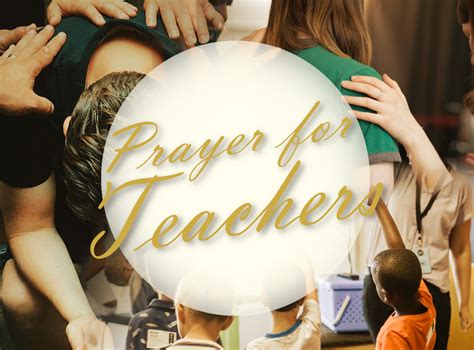 Prayer For Teachers Cornerstone Baptist Church