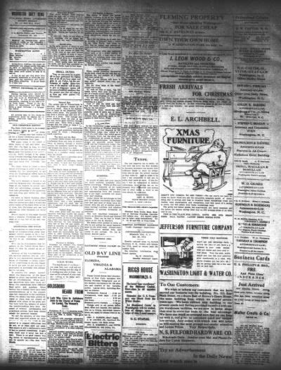 Washington Daily News Washington Nc 1909 Current December 17 1910 Last Edition Image 2