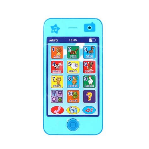 💰kjøp Russian Language Baby Toy Phone Simulation Mobile Kids
