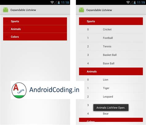 Android Expandable Listview Help You Learn With Clear Explanation With Its Complete