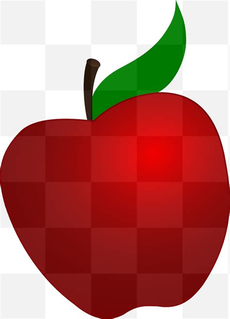 924 X 1280 Px Red Apple Fruit Vector Images With Transparent