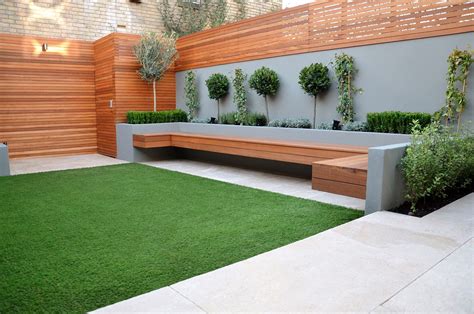 Modern Low Maintenance Garden Design Clapham London