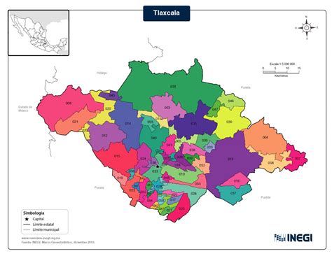 Mapa Del Estado De Tlaxcala Con Municipios Mapas Para Descargar E
