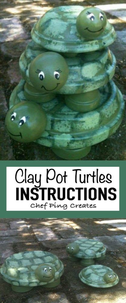 Clay Pot Turtle Instructions Video Tutorial The Whoot Clay Pot
