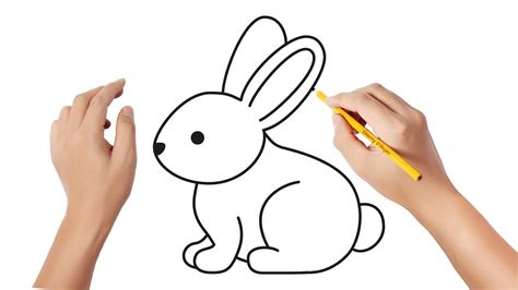 Cómo Dibujar Un Conejito De Pascua Dibujos Sencillos 🐇 Youtube