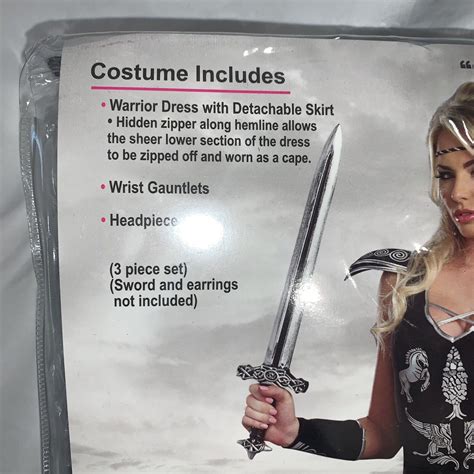 Dreamgirls Halloween Adult Costume Glorious Gladiator Dress Set Sz L Nip Ebay