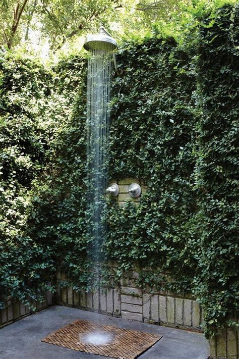 Great Outdoor Shower Ideas For Refreshing Summer Time