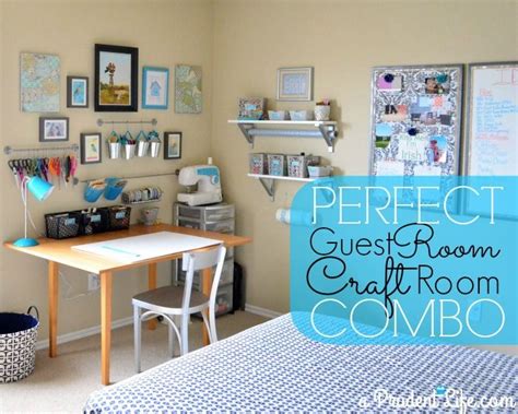 Craft Roomguest Room Love This Idea Guest Room Craft Room Combo