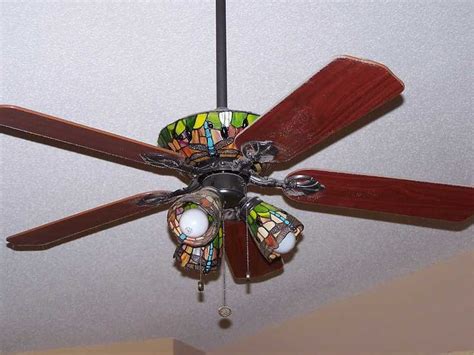 Step by step instructions for assembling and installing a ceiling fan with light kit.in this video i remove and old ceiling fan and replace it with a new. Tiffany Like Ceiling Fan | Ceiling fans | Pinterest
