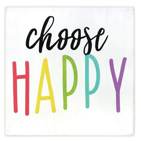 Choose Happy Wall Plaque | Crafts Direct