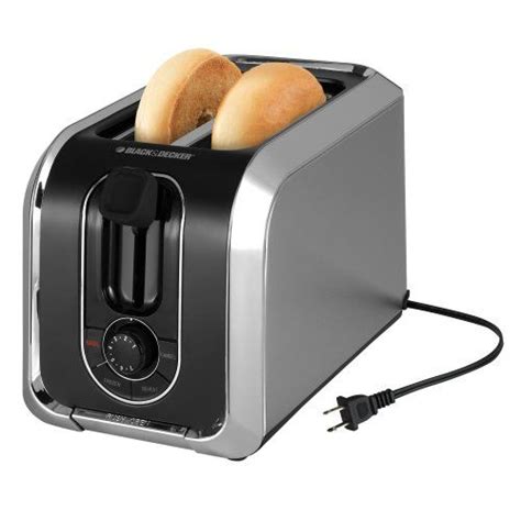 Black And Decker T2707s 2 Slice Stainless Steel Toaster Silver
