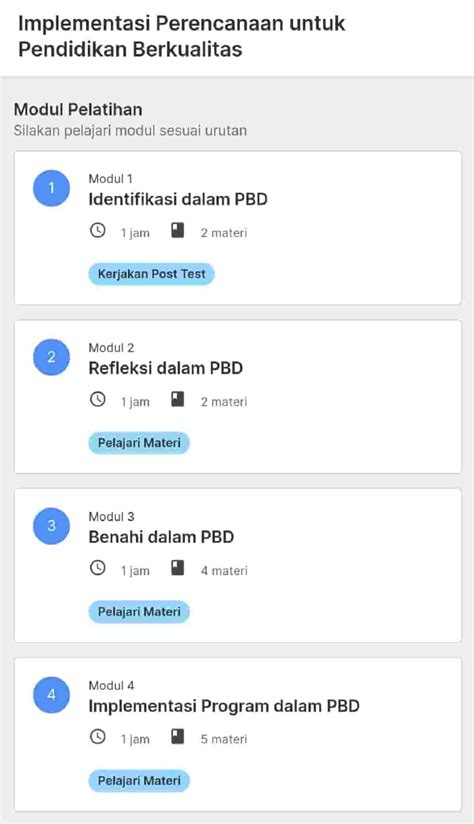 Kunci Jawaban Post Test Modul Refleksi Dalam Pbd Soal Pmm Lengkap