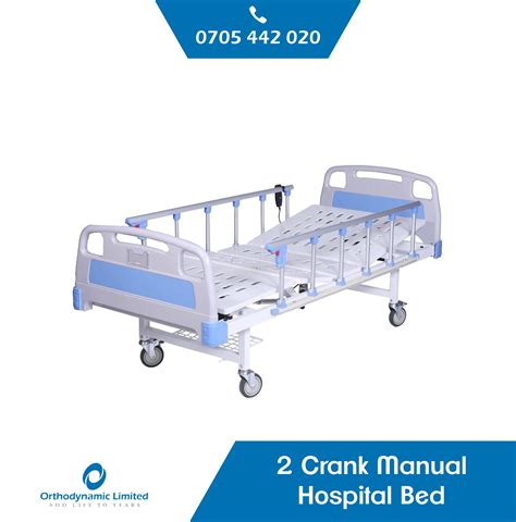 Two Crank Abs Manual Hospital Bed Orthodynamic 0705442020