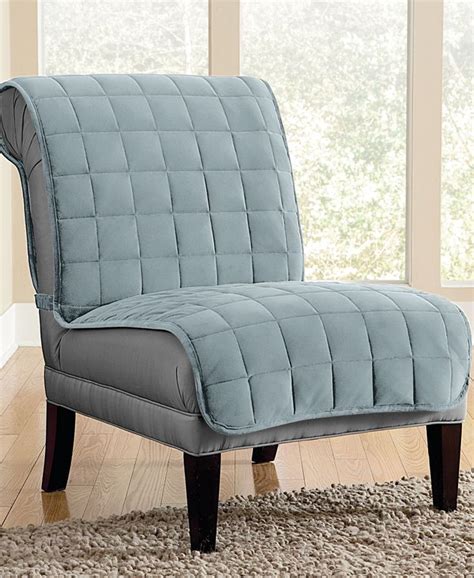 Slipcovers aren't just for couches, either. Sure Fit Velvet Deluxe Pet Armless Chair Slipcover with ...