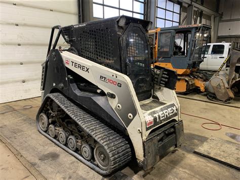 2012 Terex Pt100g Skid Steer With A Brand New 2021 Fecon Bh74ss3 Fs 1v