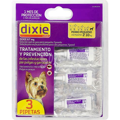 Dixie Pipeta antiparasitaria para perros pequeños Blíster 3 uds