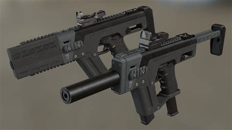 Conversion Kit Gun Glock D Model Https P Turbosquid Com Ts Thumb Cb