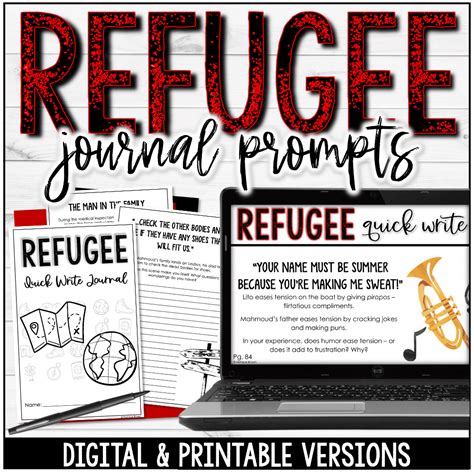 Journal Writing Prompts For Refugee By Alan Gratz Ph