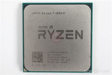 Amd Ryzen 7 1800x Specs Techpowerup Cpu Database