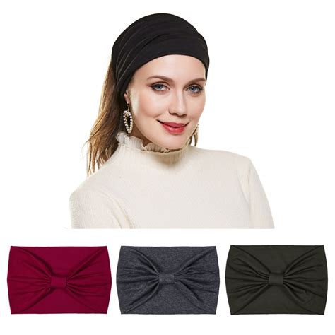2018 Simple Style Women Headband Floral Wide Stretch Hair Band Elastic