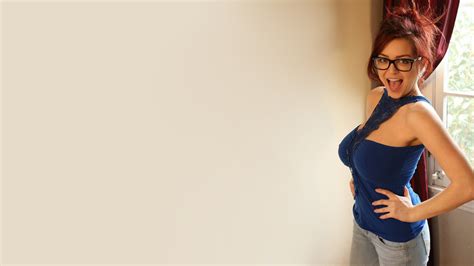 Wallpaper Tessa Fowler Model Redhead Hands On Hips Jeans Simple