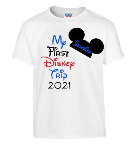 My First Disney Trip Shirt 1st Disney Visit Shirt Mickey Etsy