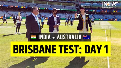 Highlights India Vs Australia 4th Test Day 1 Follow Updates From