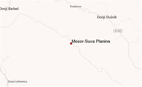 Mosor Suva Planina Mountain Information