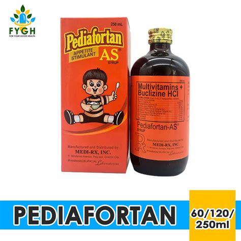 Pediafortan As Appetite Stimulant Food Supplement For Kids Shopee