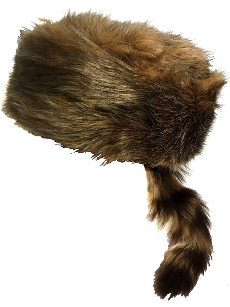 Dress Up And Pretend Play Hats Adult Coonskin Daniel Boone Hat