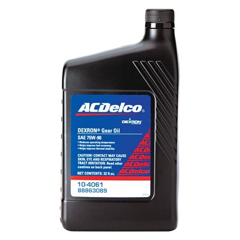 Acdelco Dexron Sae 75w 90 Gear Oil 1 Quart 1653 Picclick