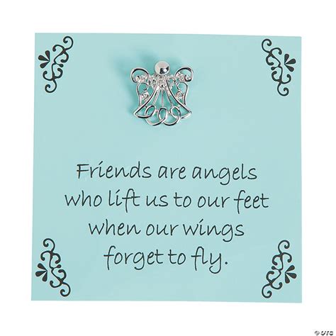 Friendship Angel Pin With Card Discontinued