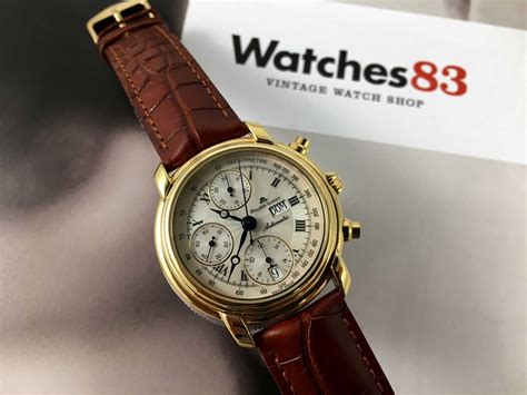 Maurice Lacroix Automatic Vintage Watch Chronograph Cal Valjoux 7750