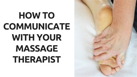 How To Communicate With Your Massage Therapist Massage By Maple