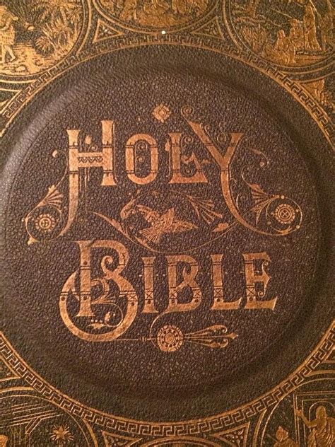 Vintage Pictorial Holy Bible Old And New Testaments Red Letter Edition