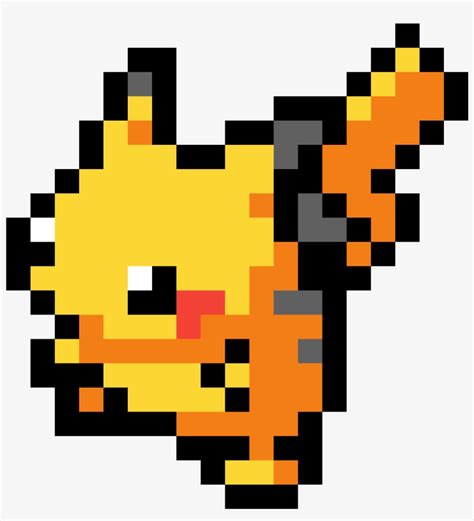 Pikachu Pixel Art For Kids Pic Potatos
