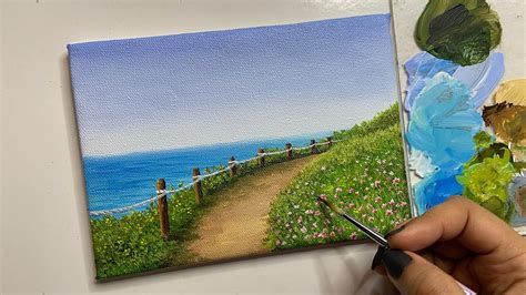 Acrylic Painting Tutorial Pathway Acrylic Painting For Beginners