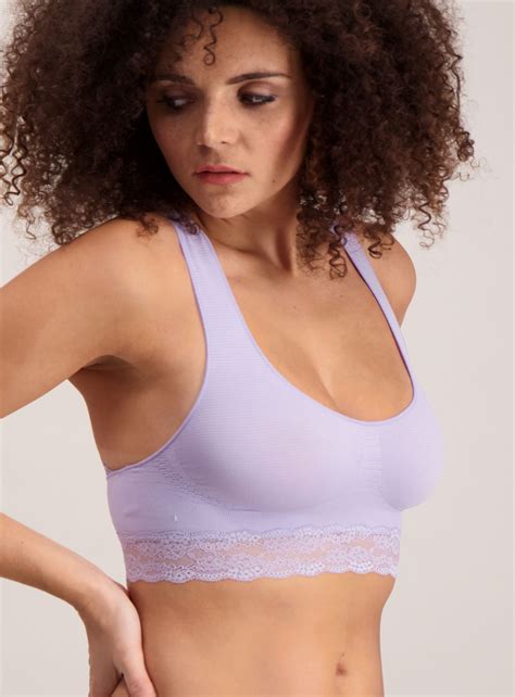 Sku Dec Ribbed Lace Back Seamfreepurple Lilac Crop Top Lace Back