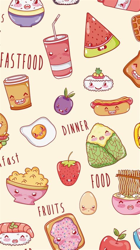 Download Kawaii Food Wallpaper Awesome Hd By Rodneycampbell Food