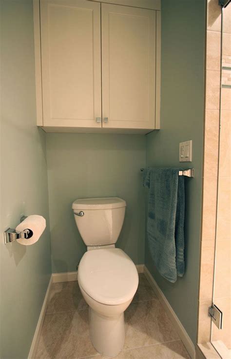 Small Bathroom Remodel In Lake Oswego Oregon Cabinet Above Toilet