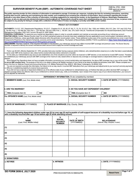 Dd Form 2656 8 ≡ Fill Out Printable Pdf Forms Online