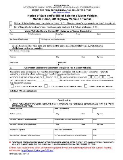 Bill Of Sale Form Printable New Mexico