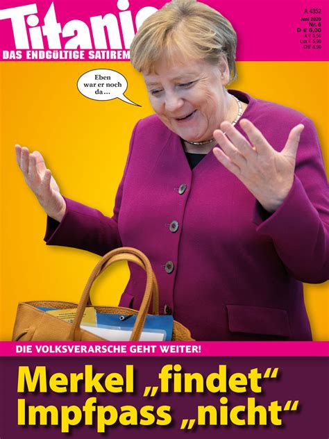 Die Volksverarsche Geht Weiter Merkel „findet“ Impfpass „nicht“ 06