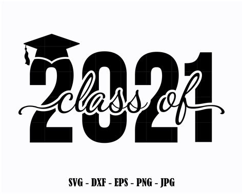 Class Of 2021 Svg Graduate Cut File Class Of 2021 Png Senior Etsy