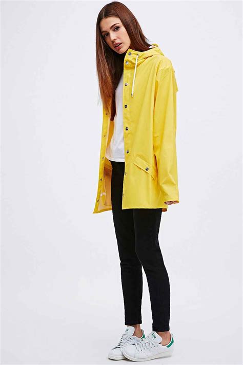 Rains Jacket In Yellow Yellow Rain Jacket Coats Jackets Women Jackets