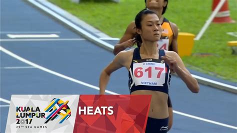 About 29th southeast asian games. Athletics Women's 100m Semi - Final 1 | 29th SEA Games ...