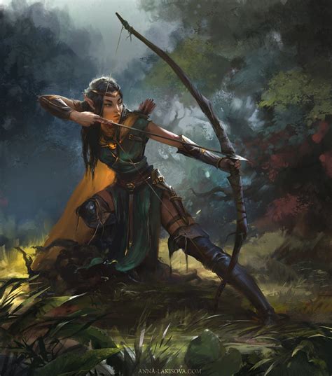 Archer Warrior Elves Fantasy Art Wallpaper Elves Fantasy Fantasy
