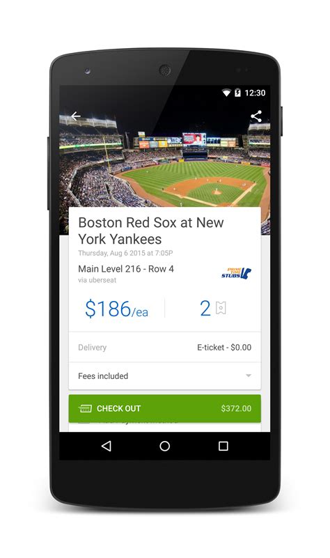 SeatGeek 3.0 for Android - ChairNerd